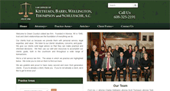 Desktop Screenshot of kittelsenlawfirm.com