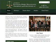 Tablet Screenshot of kittelsenlawfirm.com